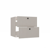 TIGO - meuble de salle de bain 2 tiroirs avec vasque