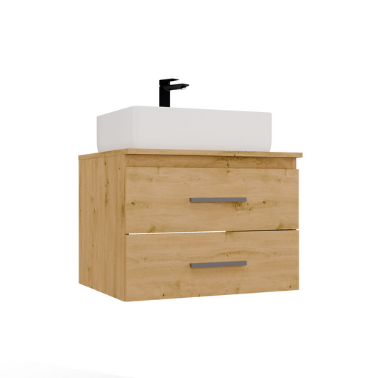 NEL - meuble de salle de bain 2 tiroirs 60cm