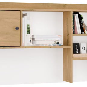CHESTER - Rangement surélevé de bureau 120 cm - 1 porte étagères pour bureaux