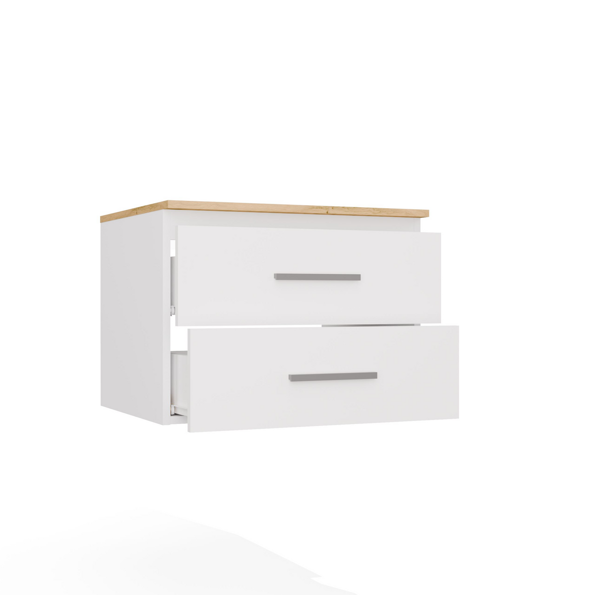 NEL 60 - meuble de salle de bain 2 tiroirs 60cm