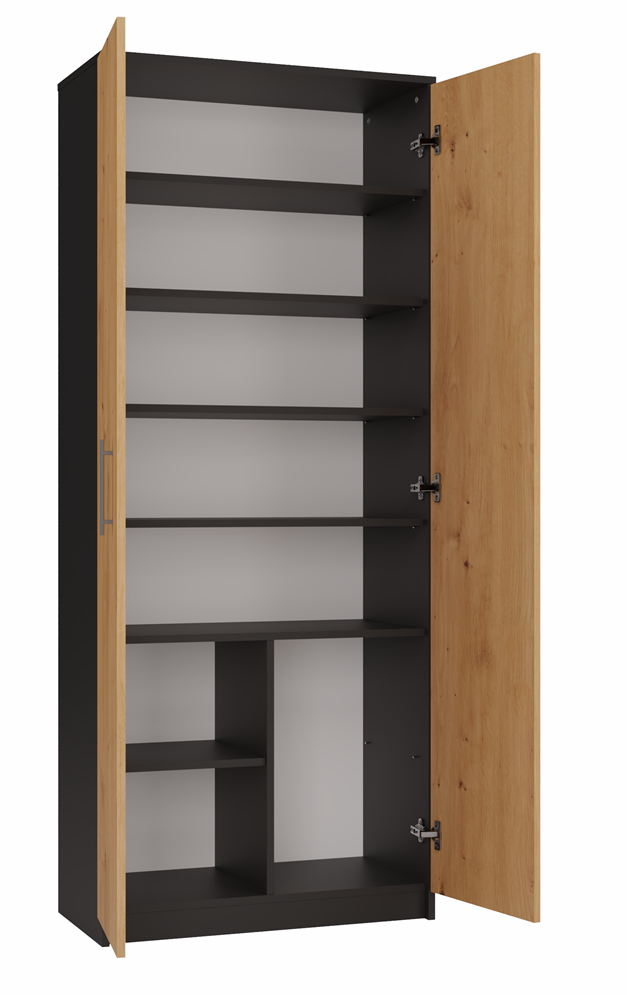 OLIV 2D - Armoire 8 étagères
