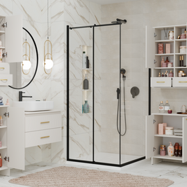 NINA 2DUM - Meuble de salle de bain sous lavabo 2 portes