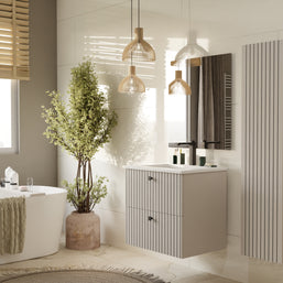 TIGO - meuble de salle de bain 2 tiroirs avec vasque