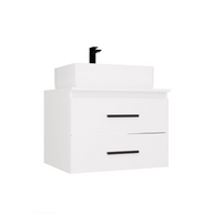 NEL 60 - meuble de salle de bain 2 tiroirs 60cm