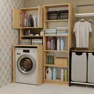 POLA MULTI - Meuble de salle de bain au-dessus de la machine à laver, colonne, étagère