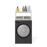 NINA NP - Meuble de salle de bain pour machine à laver, 2 étagères