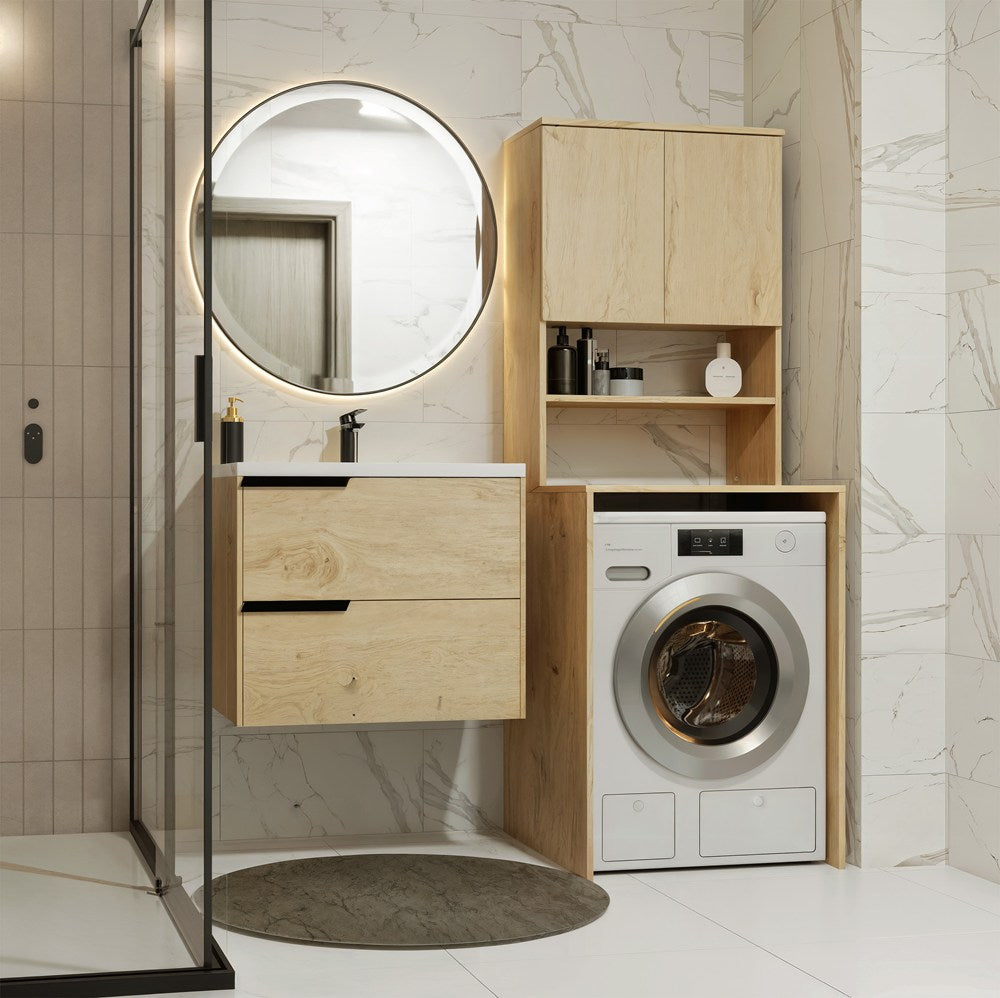 POLA MULTI - Meuble de salle de bain au-dessus de la machine à laver, colonne, étagère