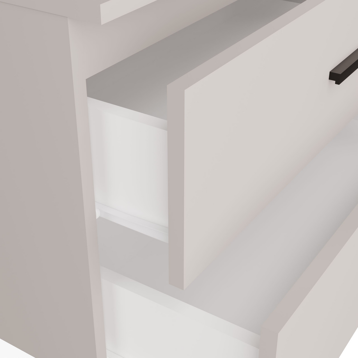 NEL 60 - meuble de salle de bain 2 tiroirs 60cm