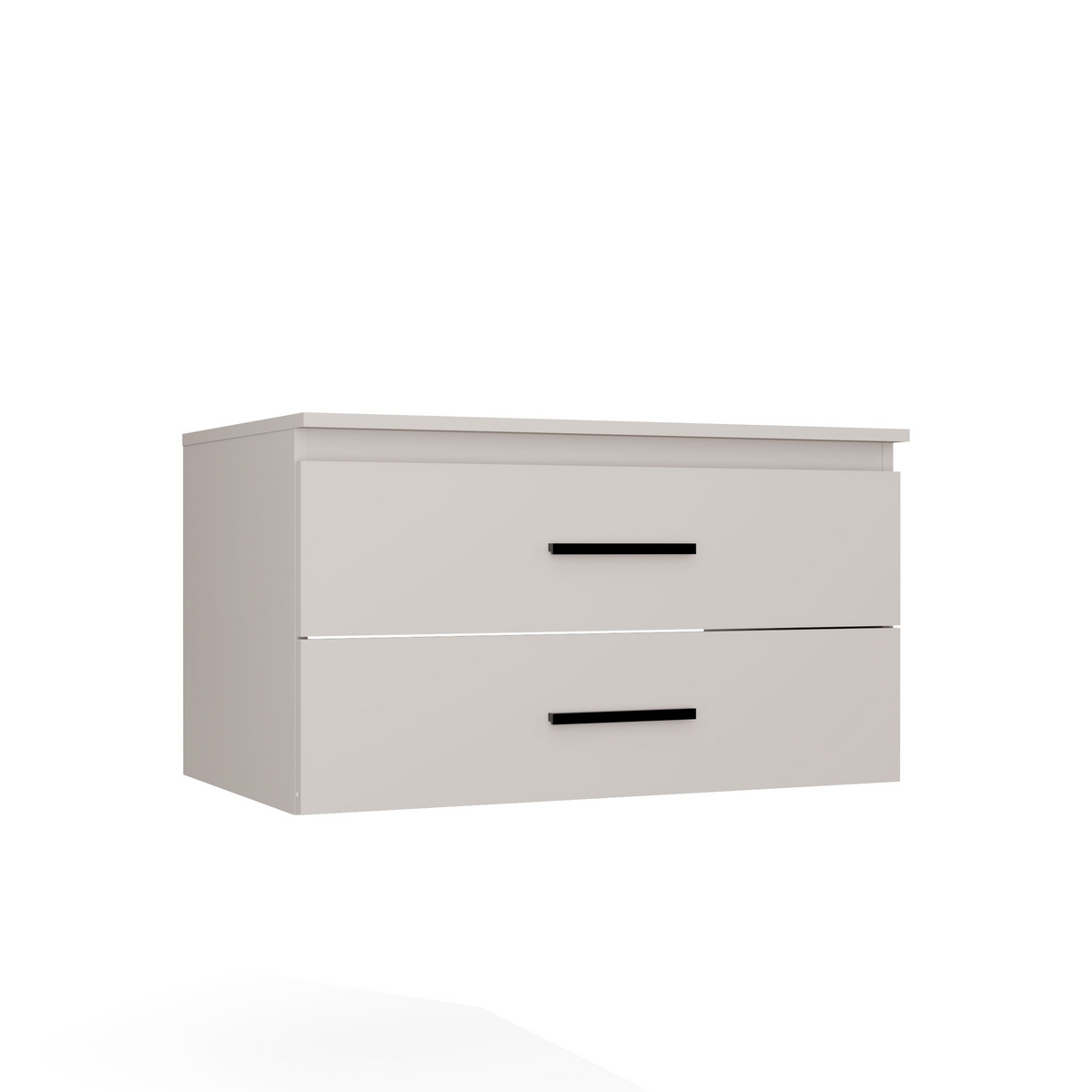 NEL - meuble de salle de bain 2 tiroirs 80cm