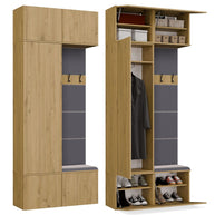 HAGA II 1SZ1W - Armoire avec cintre et siège