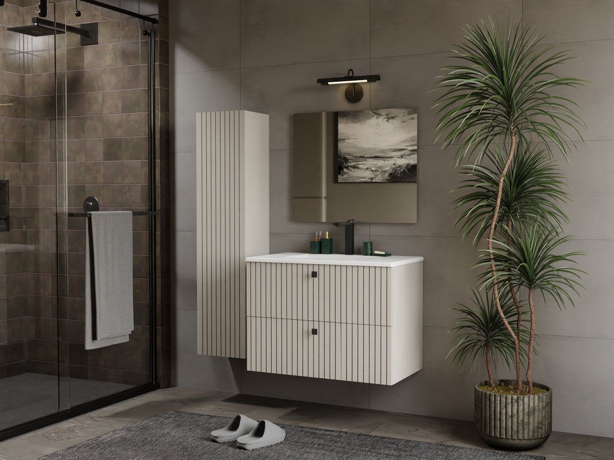 TIGO - Meuble sous lavabo 2 tiroirs