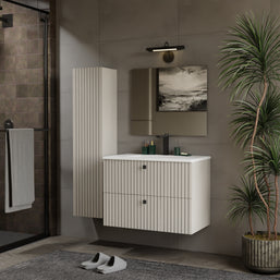 TIGO - Meuble sous lavabo 2 tiroirs