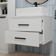 NEL 60 - meuble de salle de bain 2 tiroirs 60cm