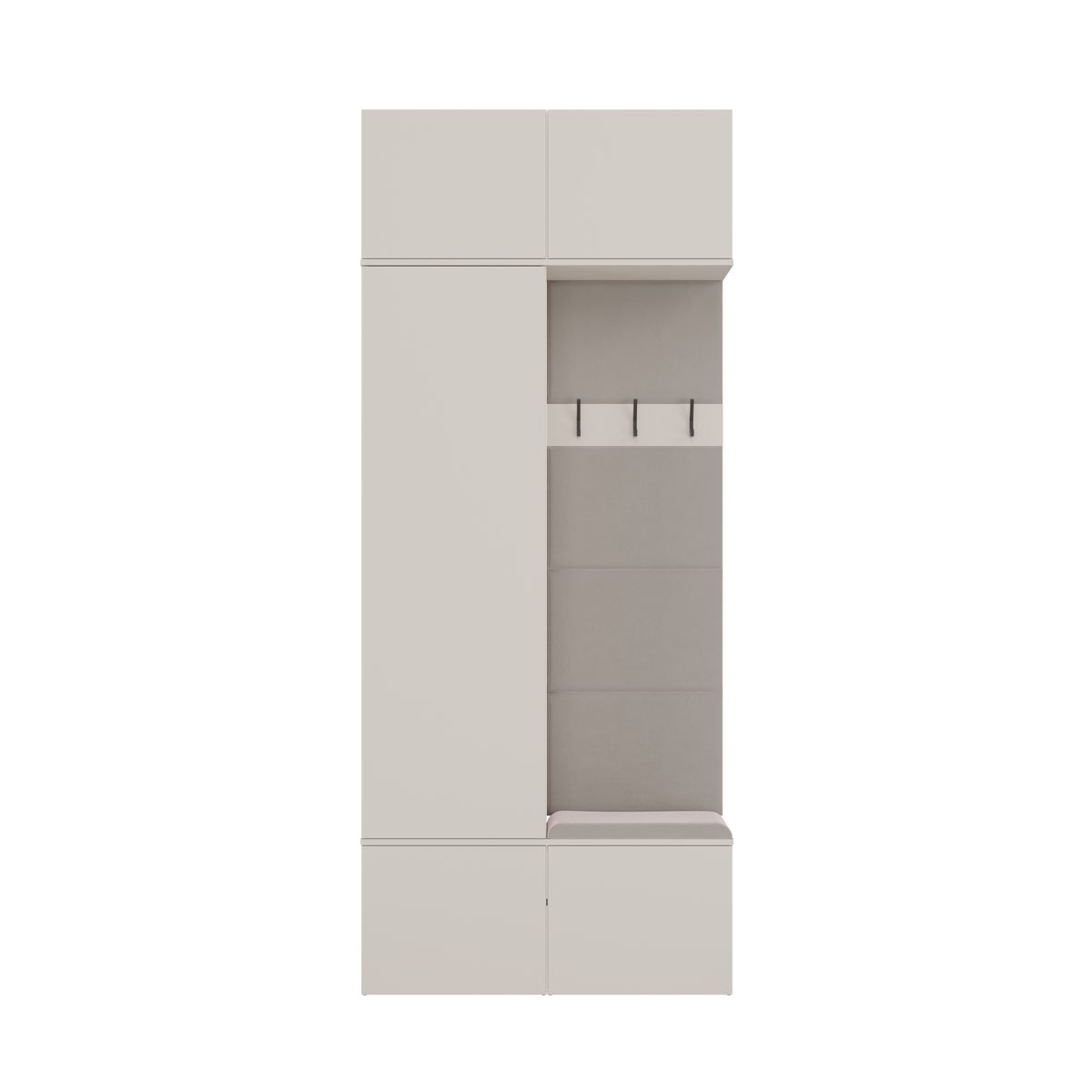 HAGA II 1SZ1W - Armoire avec cintre et siège