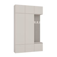HAGA III 2SZ1W - Ensemble d’entrée avec 2 armoires + porte-manteau
