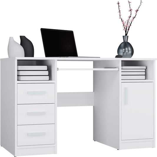 DELTA - Bureau 120cm 3 tiroirs