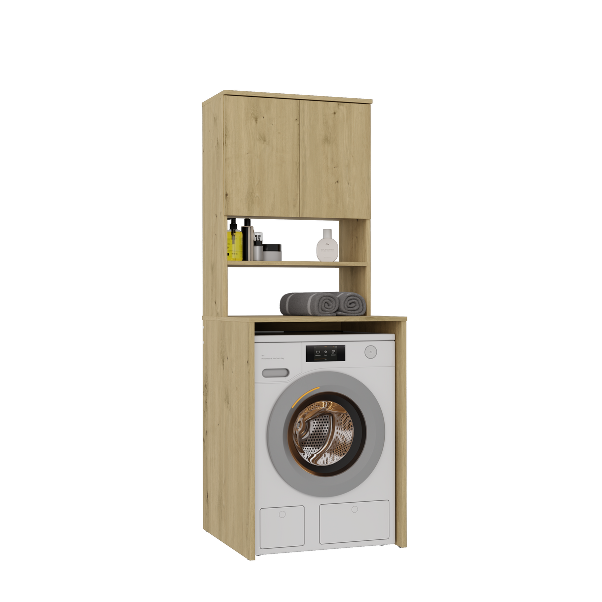 POLA MULTI - Meuble de salle de bain au-dessus de la machine à laver, colonne, étagère