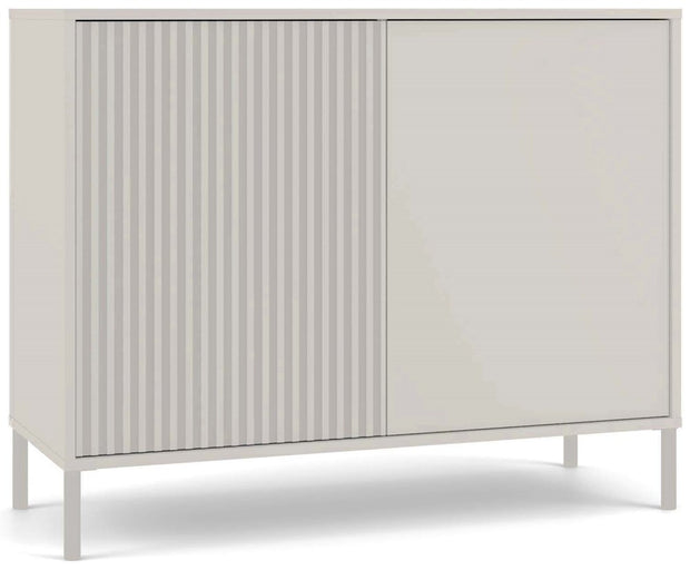 KAMARO - Commode moderne 4 étagères et 2 portes