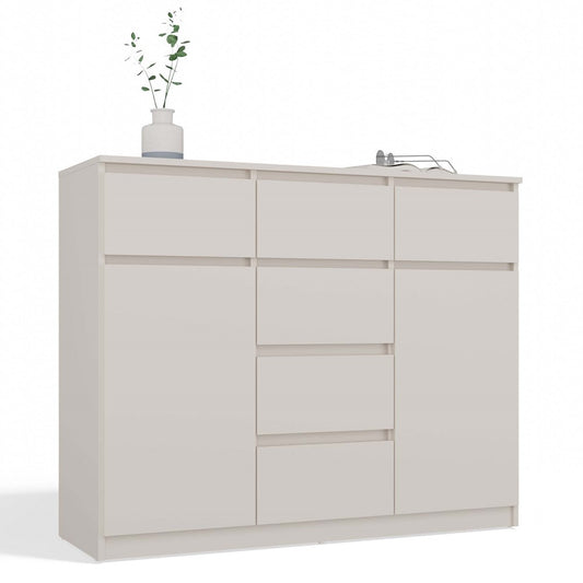MALWA - Commode 6 tiroirs et 2 portes