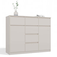 MALWA - Commode 6 tiroirs et 2 portes