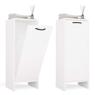 NINA 1K - Armoire de salle de bain avec panier à linge