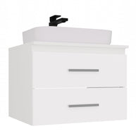 NEL 60 - meuble de salle de bain 2 tiroirs 60cm