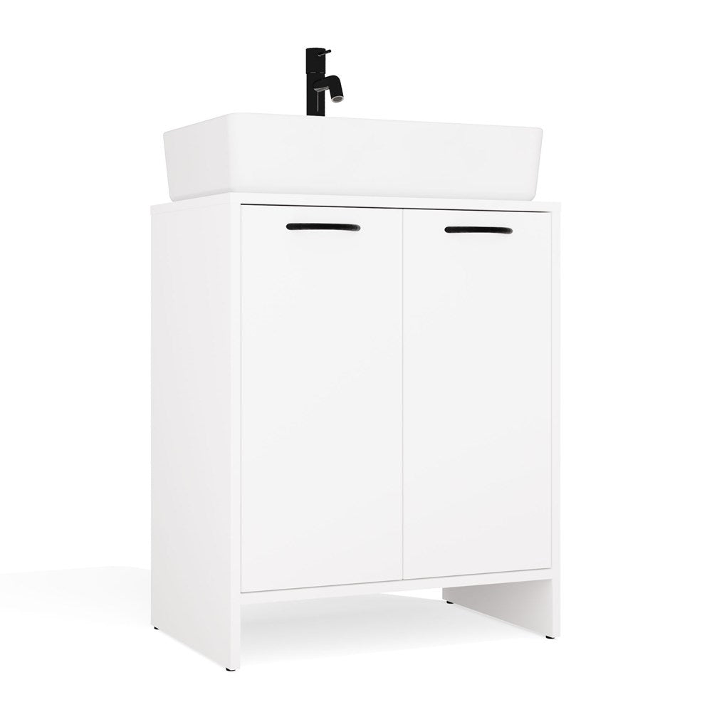 NINA 2DUM - Meuble de salle de bain sous lavabo 2 portes