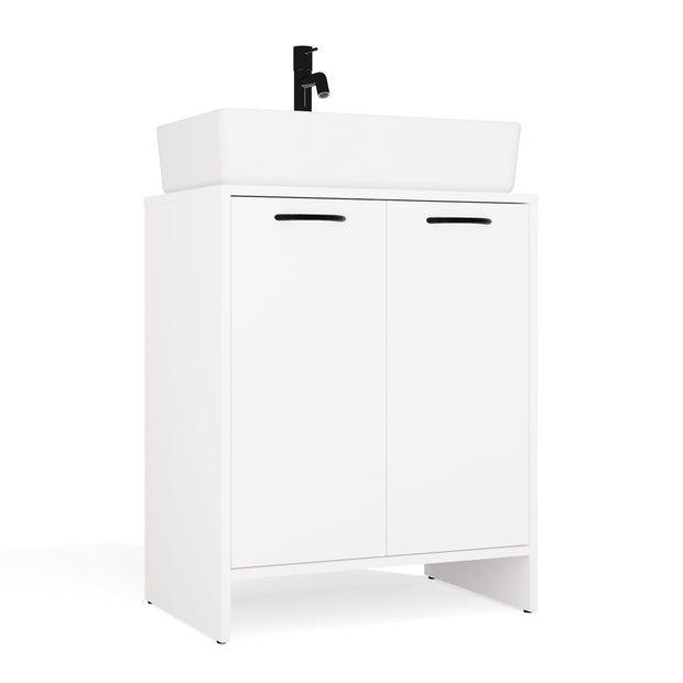 NINA 2DUM - Meuble de salle de bain sous lavabo 2 portes