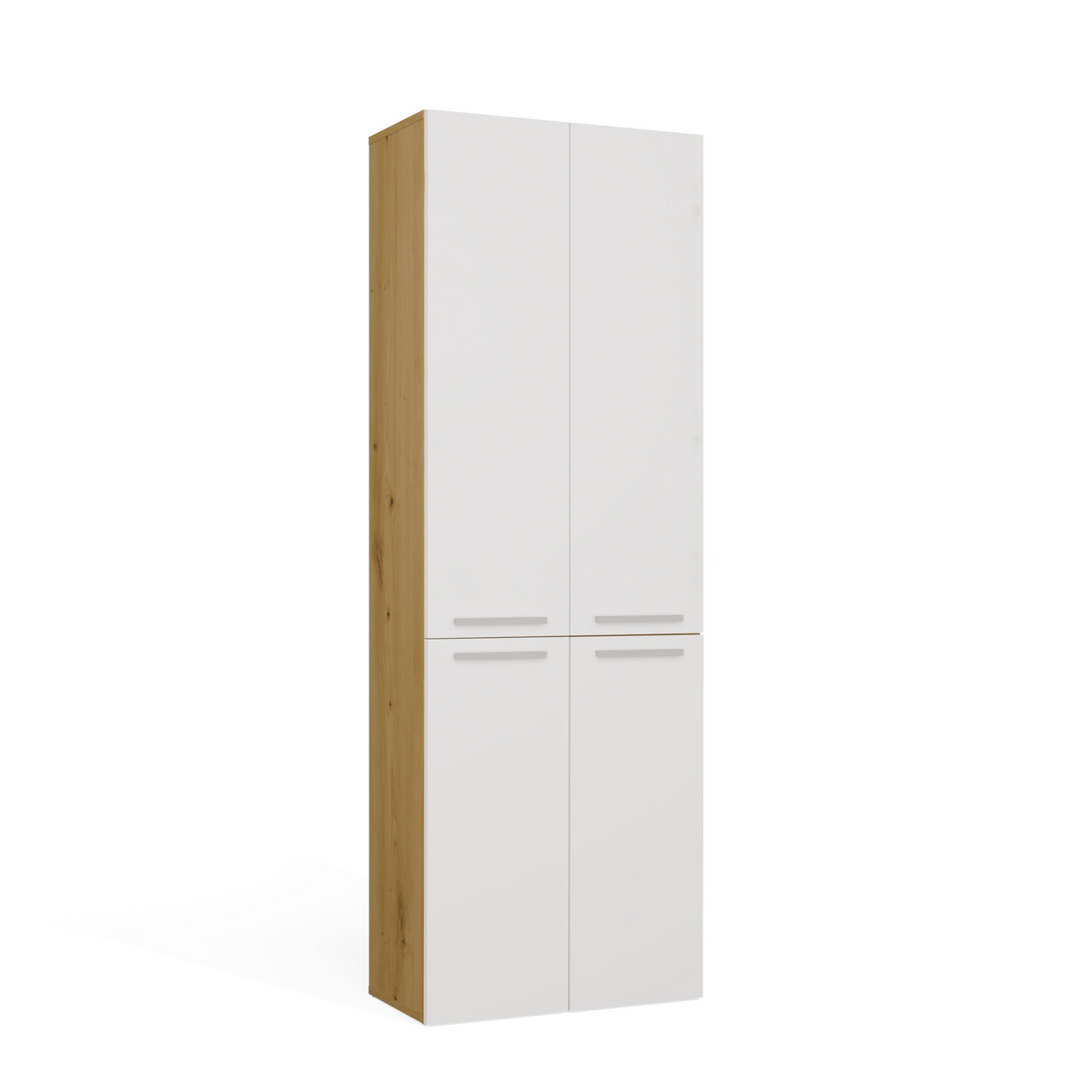 NEL 2K DD - Armoire de salle de bain 2 paniers à linge