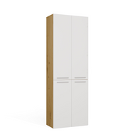 NEL 2K DD - Armoire de salle de bain 2 paniers à linge