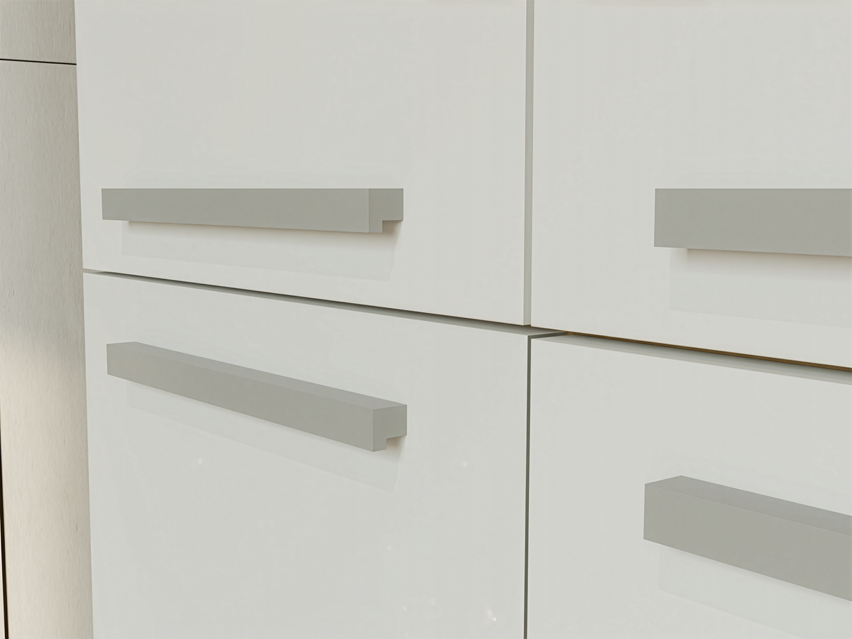 NEL 2K DD - Armoire de salle de bain 2 paniers à linge