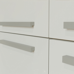 NEL 2K DD - Armoire de salle de bain 2 paniers à linge