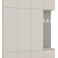 HAGA IV 3SZ1W - Ensemble d’entrée avec 3 armoires + porte-manteau + banc