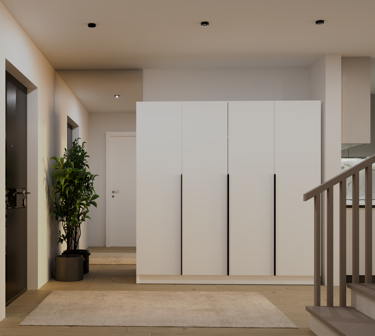 SENSO - Armoire 4 portes