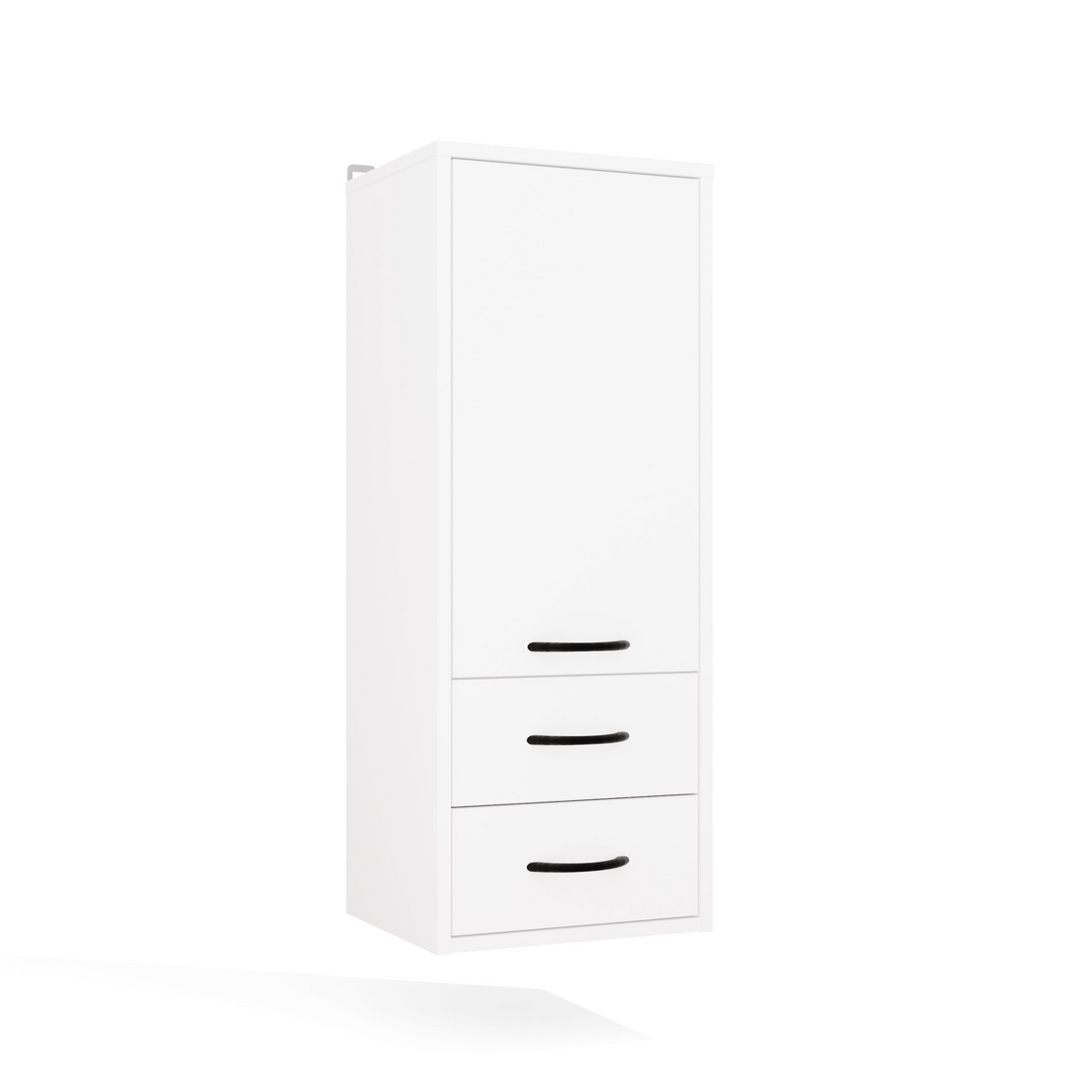 NINA W1D2S - Meuble de salle de bain 3 étagères & 2 tiroirs