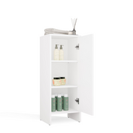 NINA 1D - Armoire de salle de bain 3 tablettes et 1 porte