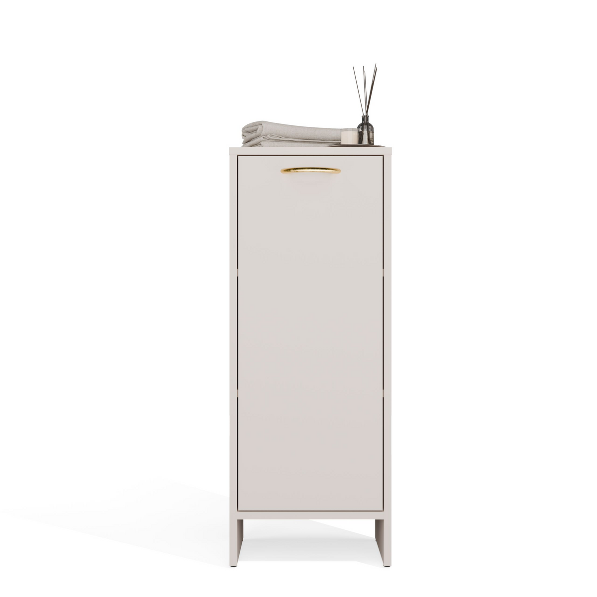 NINA 1D - Armoire de salle de bain 3 tablettes et 1 porte