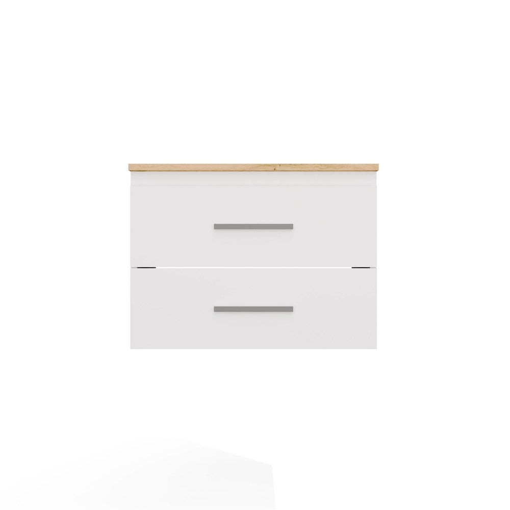 NEL 60 - meuble de salle de bain 2 tiroirs 60cm