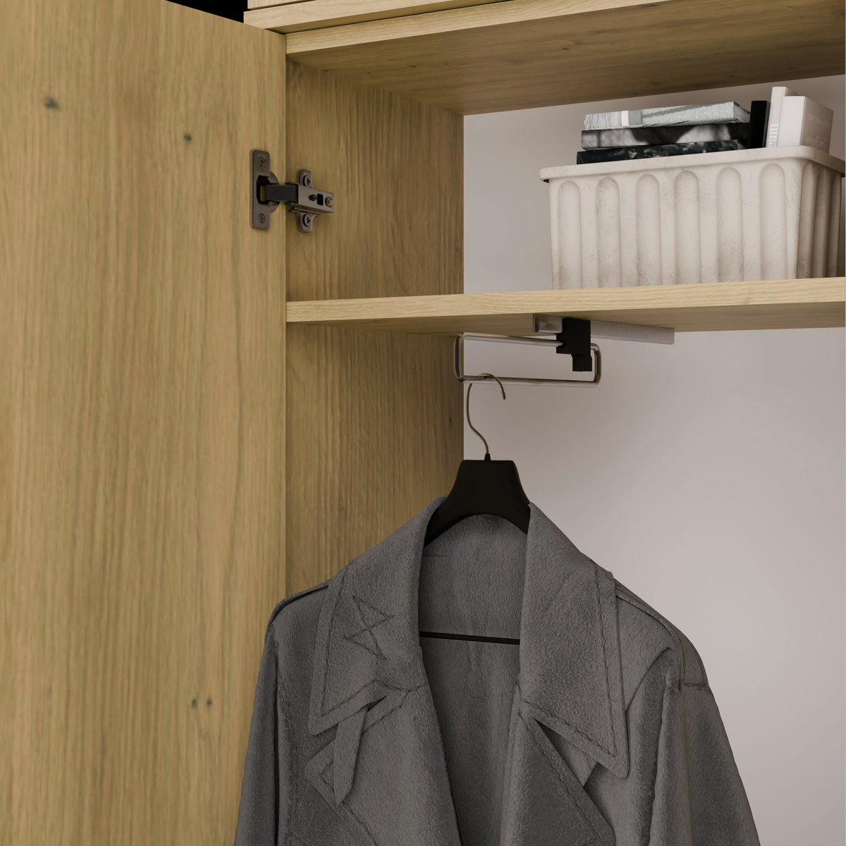 HAGA III 2SZ1W - Ensemble d’entrée avec 2 armoires + porte-manteau