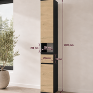 LIOR 2D1S - Meuble colonne - Meuble à tiroir pour bureau