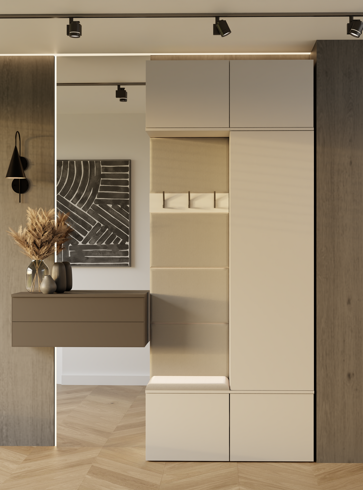 HAGA II 1SZ1W - Armoire avec cintre et siège