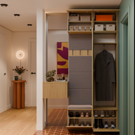 HAGA II 1SZ1W - Armoire avec cintre et siège
