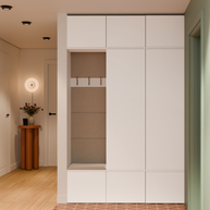 HAGA III 2SZ1W - Ensemble d’entrée avec 2 armoires + porte-manteau