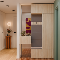 HAGA II 1SZ1W - Armoire avec cintre et siège