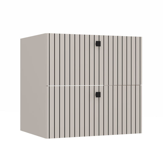 TIGO - meuble de salle de bain 2 tiroirs avec vasque