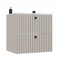 TIGO - meuble de salle de bain 2 tiroirs avec vasque