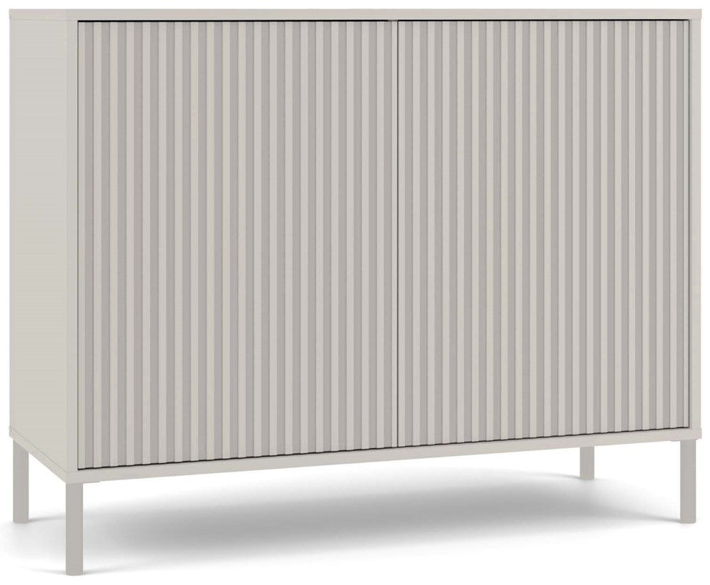 KAMARO - Commode moderne 4 étagères et 2 portes