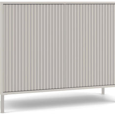 KAMARO - Commode moderne 4 étagères et 2 portes