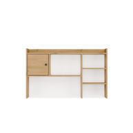 CHESTER - Rangement surélevé de bureau 120 cm - 1 porte étagères pour bureaux