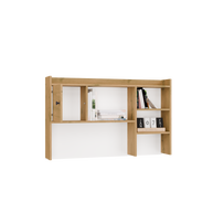 CHESTER - Rangement surélevé de bureau 120 cm - 1 porte étagères pour bureaux